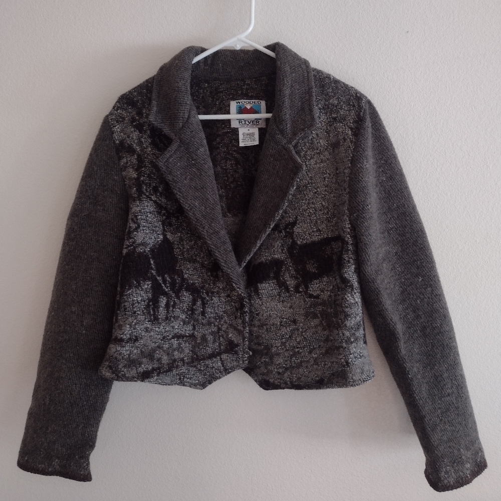 Wooded River Wool Blend Blazer